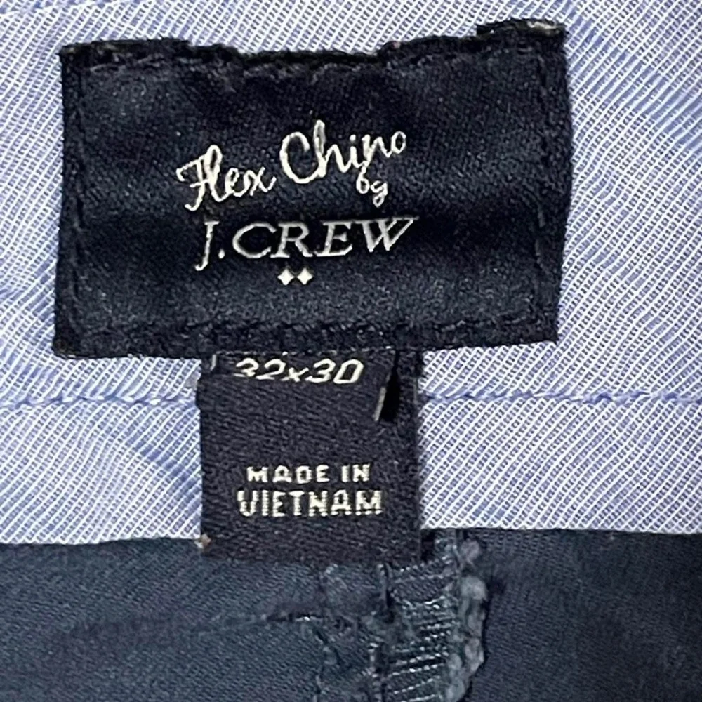 J.Crew Men’s 32x30 (34x29) Flex Chino Pants Blue Slim Fit Preppy Classic